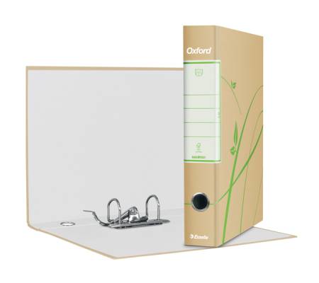 Registratore Oxford Green G84 - dorso 5 cm - protocollo 23 x 33 cm - avana - conf. 8 pezzi - Esselte - 397840501 - 8004157405017 - DMwebShop - 1
