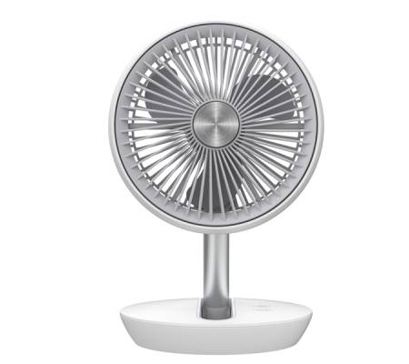 Ventilatore da tavolo Air Studio - ricaricabile - Ø 17 cm - grigio-bianco - Cfg - EV122 - 8016818121433 - DMwebShop - 1