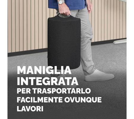 Cuscino Poggiapiedi Breyta - 10 x 45 x 30 cm - nero - Fellowes - 100119851 - 43859803088 - DMwebShop - 6