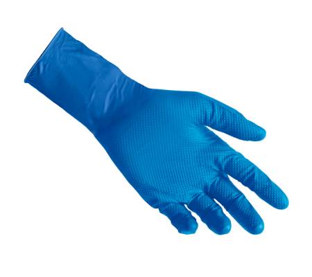 Guanti in nitrile N65 Plus - senza polvere - taglia S - blu - conf. 50 pezzi - Reflexx - N65P-S - N65P/S - 8032891630402 - DMwebShop - 1