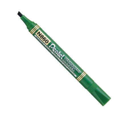 Marcatore permanente N860 - punta scalpello - astuccio 4 colori assortiti - Amiko - Pentel - 0100862 - 8006935008625 - DMwebShop - 3