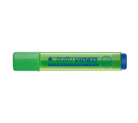 Evidenziatore Video - punta a scalpello - tratto da 1 - 5 mm - verde - conf. 12 pezzi - Tratto - 830202 - 8000825830426 - DMwebShop - 1