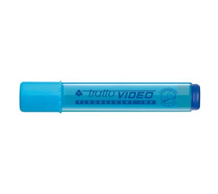 Evidenziatore Video - punta a scalpello - tratto da 1 - 5 mm - azzurro - conf. 12 pezzi - Tratto - 830205 - 8000825003820 - DMwebShop - 1