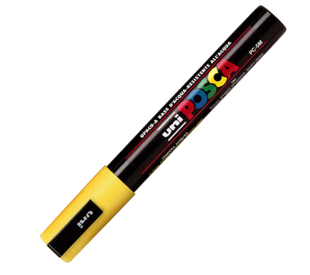Marcatore Uni Posca PC5M - punta media 1,8 - 2,5 mm - colori assortiti - expo 60 pezzi - Uni Mitsubishi - M PC5M 5D - 4902778123928 - DMwebShop - 1
