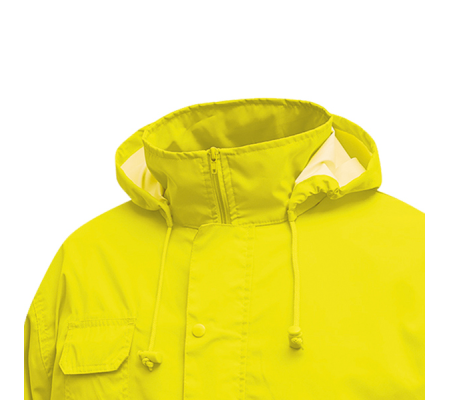 Completo antipioggia alta visibilita' Cover - taglia L - giallo fluo - U-power - HL168YF-L - DMwebShop - 2
