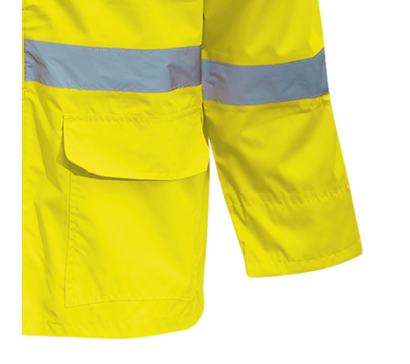 Completo antipioggia alta visibilita' Cover - taglia L - giallo fluo - U-power - HL168YF-L - DMwebShop - 3