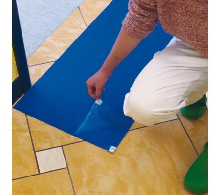 Tappeto adesivo antibatterico - 45 x 115 cm - 30 fogli numerati a strappo - conf. 4 pezzi - Cwr - 12553 - 8004957125535 - DMwebShop - 1