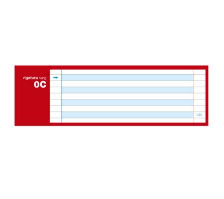 Ricambi didattici forati - A4 - 40 fogli carta 100 gr - 1 rigo - con margine - Blasetti - 7433 - 8007758274334 - DMwebShop - 1