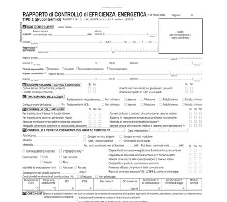 Rapporto di controllo efficienza energetica T1 snap - 3 copie - conf. 20 pezzi - Data Ufficio - DU8843T1000G - 8008842580126 - DMwebShop - 1