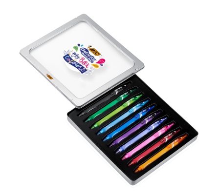 Penna a sfera Gelocity quick dry - punta 0,7 mm - colori assortiti - astuccio 10 pezzi - 972040 - 3086123558342 - DMwebShop - 1