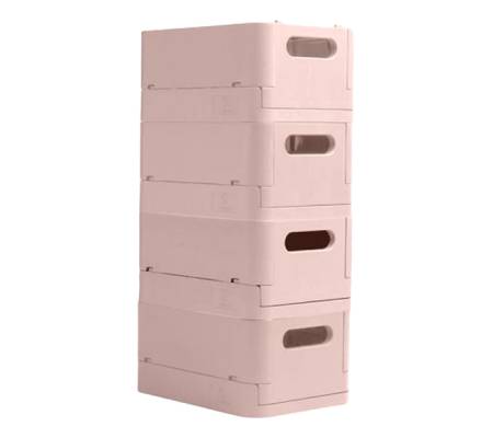 Scatola pieghevole The Smart Case mini Skandi - 18,8 x 13,8 x 9,5 cm - nude - Exacompta - 27031D - 9002493270312 - DMwebShop - 3