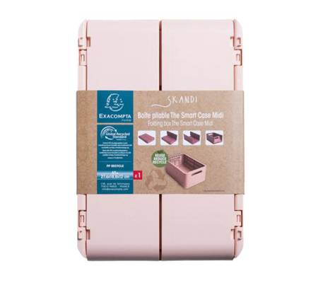Scatola pieghevole The Smart Case midi Skandi - 27,6 x 18,8 x 12 cm - nude - Exacompta - 27131D - 9002493271319 - DMwebShop - 1