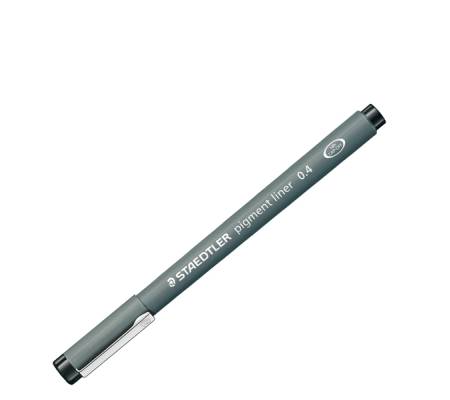 Pennarello Pigment Liner 308 - nero - 0,4 mm - conf. 10 pezzi - Staedtler - 308 04-9 - 4007817327098 - DMwebShop - 2