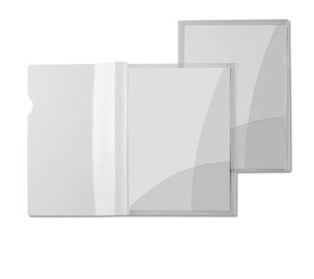 Cartelline con tasche Capri 69/2 - PVC - 21 x 29,7 cm - cristallo - conf. 5 pezzi - Sei Rota - 26069202 - 8004972000572 - DMwebShop - 1