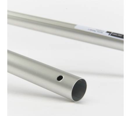 Manico Allitech per scope - con foro - alluminio - lunghezza 145 cm - Perfetto - In Factory - 0031G - 8000957003170 - DMwebShop - 1
