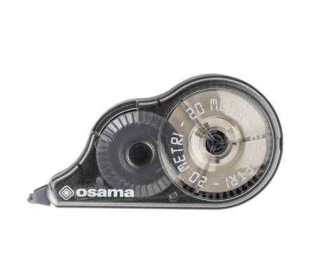 Correttore a nastro 20 Metri - 5 mm x 20 mt - involucro nero - Osama - OW 10121 - 8007404019074 - DMwebShop - 1