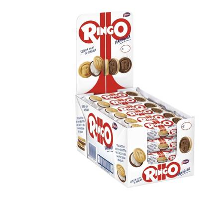 Ringo - gusto vaniglia - monoporzione da 55 gr - conf. 24 pezzi - Pavesi - PARVS - 8013355500004 - DMwebShop - 1