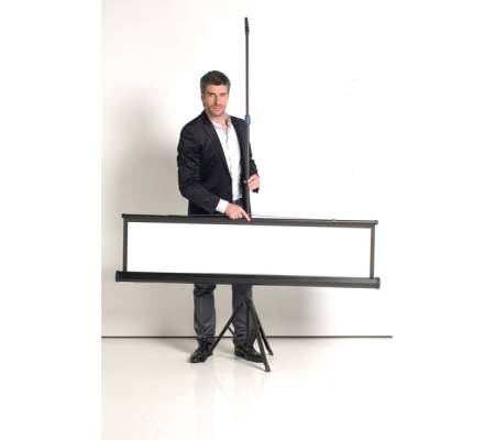 Schermo di proiezione su treppiede - 150 x 150 cm - bianco - Bi-office - 9D006020 - 9D006020 - DMwebShop - 1
