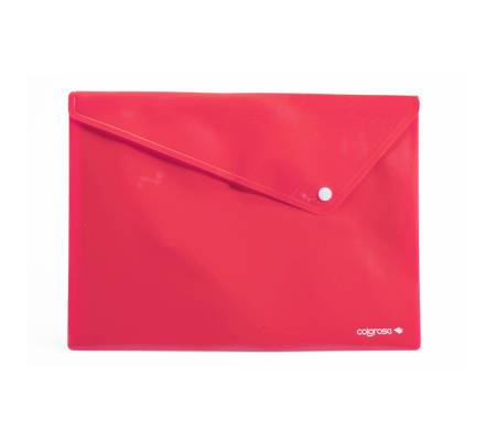Buste con bottone - in PPL - 33 x 24,5 cm - colori assortiti - conf. 6 pezzi - Colorosa - 361908 - 8004428042422 - DMwebShop - 3