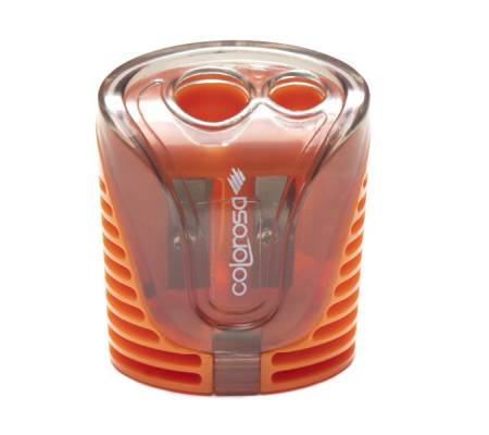 Temperamatite - a 2 fori - colori assortiti - expo 18 pezzi - Colorosa - 360280 - 8004428049407 - DMwebShop - 3