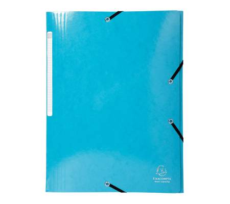 Cartelle 3L con elastici Iderama - A4 - 10 colori assortiti - conf. 25 pezzi - Exacompta - 55829E - 3130630558293 - DMwebShop - 1