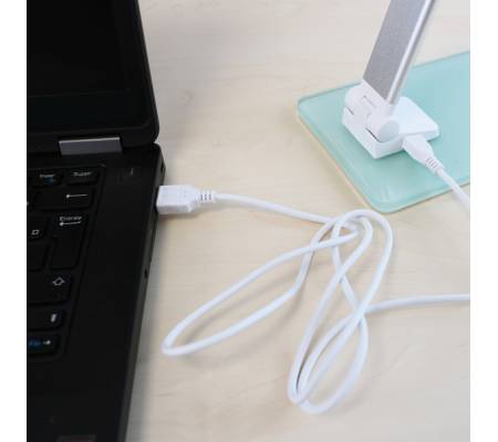 Lampada - da tavolo - a LED Popy - 6 W - alluminio-vetro - Unilux - 400124478 - 3595560029433 - DMwebShop - 3