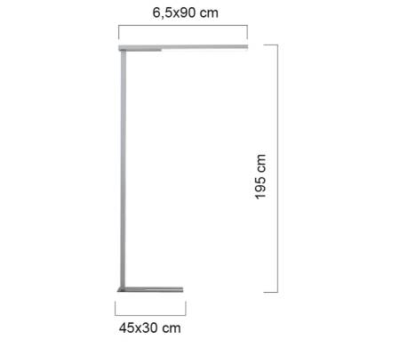 Lampada - da terra - Stratus - alluminio - LED - 58,8 W - Unilux - 400124564 - 3595560029587 - DMwebShop - 1