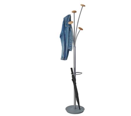 Appendiabiti Festival M - 5 posti - 175 cm - grigio-legno chiaro - Alba - PMFESTW M - 3129710017058 - DMwebShop - 1