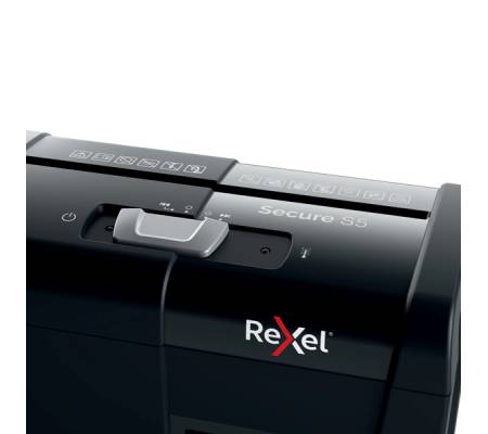 Distruggidocumenti Secure S5 - taglio a strisce - Rexel - 2020121EU - 5028252615259 - DMwebShop - 2