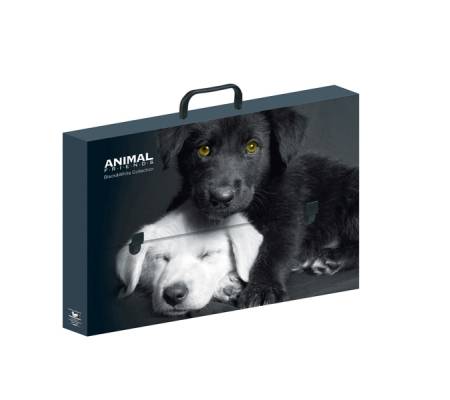 Valigetta polionda Animal Friends - 28 x 38 cm - dorso 5 cm - fantasie assortite - Colorosa - 6428385200BW - 8011791043123 - DMwebShop - 8
