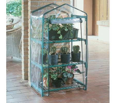 Serra Azalea - 3 ripiani - 70 x 50 x 125 cm - Verdemax - 2492 - 8015358024921 - DMwebShop - 2