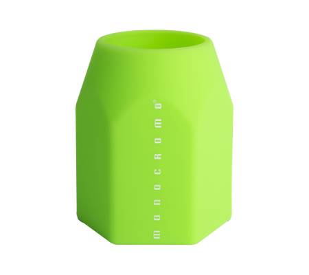 Portapenne Monocromo - 9,5 x 7,5 x 7 cm - silicone soft touch - colori fluo assortiti - conf. 12 pezzi - Pigna - 23295500 - 8005235211971 - DMwebShop - 2