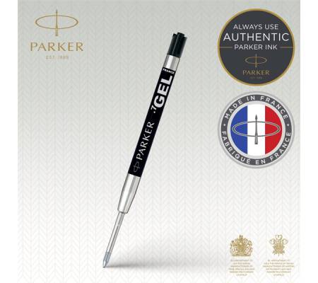 Refill Quink Gel - punta media - nero - Parker - 1950344 - 3501179503448 - DMwebShop - 3