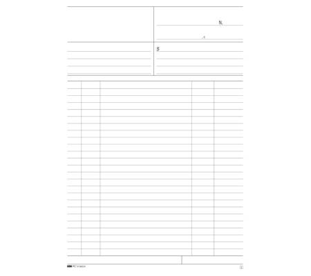 Blocco multiuso bianco - 50-50 fogli autoricalcanti - 31 x 21 cm - Edipro - E5003A - 8023328500313 - DMwebShop - 1