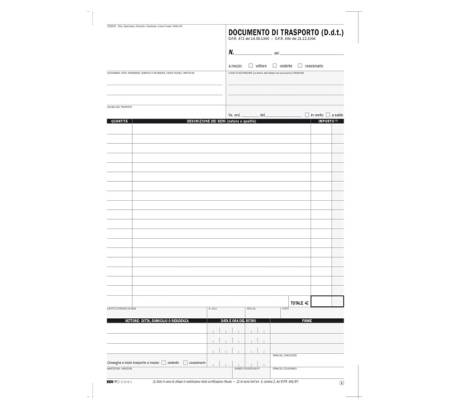 Blocco DDT - 25 fogli 4 copie autoricalcanti - 29,7 x 21 cm - Edipro - E5218C - 8023328521813 - DMwebShop - 1