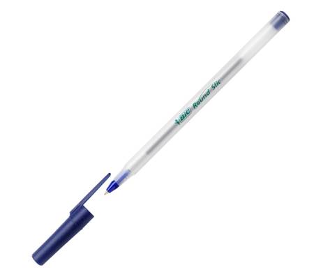 Penna a sfera a scatto con cappuccio ECOlutions - punta 1 mm - blu - conf. 60 pezzi - Bic - 8932403 - 3086123256651 - DMwebShop - 1