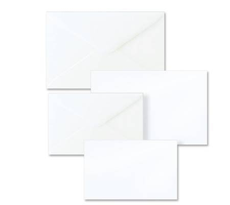 Scatola 100 biglietti + 100 buste - Dalmazia - bianco - 90 x 140 mm - Rex Sadoch - 8309 - 8004999830909 - DMwebShop - 1