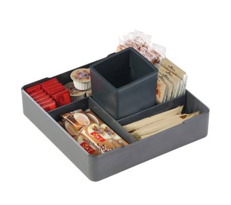 Mini cestino Coffee Point - 10 x 7,9 x 7,9 cm - ABS - nero - Durable - 3388-58 - 4005546980591 - DMwebShop - 1