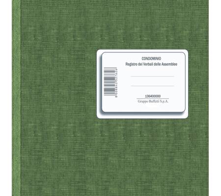 Registro verbali assemblee condominiali - 80 pagine - 31 x 24,5 cm - Data Ufficio - DU136400000 - 8008842594703 - DMwebShop - 1