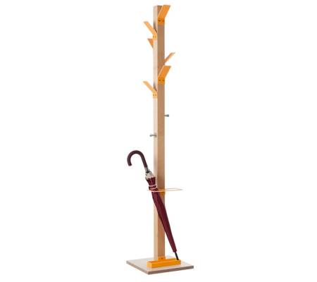 Appendiabiti Easycloth - 6 posti legno-arancio - Paperflow - K700005 - 3660141260182 - DMwebShop - 1