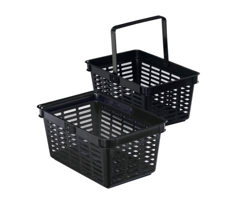Shopping Basket - 40 x 30 x 25 cm - 19 lt - nero - Durable - 1801565060 - 4005546933498 - DMwebShop - 1