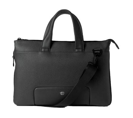 Borsa espandibile Gate Trended - con manici - 41 x 30 x 7 cm - ecopelle - nero - InTempo - 9234GAT34 - 8029221835552 - DMwebShop - 1