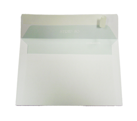 Busta bianca senza finestra serie Strip 80 - 120 x 180 mm - 90 gr - conf. 500 pezzi - Blasetti - 0006 - 8007758000063 - DMwebShop