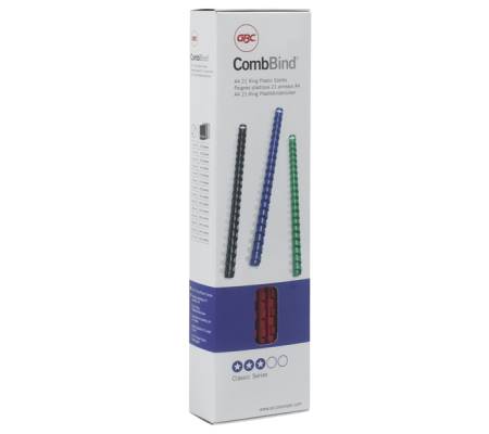 Dorsi spirale - 21 anelli - 10 mm - nero - conf. 100 pezzi - GBC - 4028175 - 33816097032 - DMwebShop