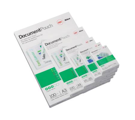 Pouches - swiss card - 81 x 119 mm - 2 x 125 micron - scatola 100 pezzi - GBC - 3743155 - 33816032811 - DMwebShop