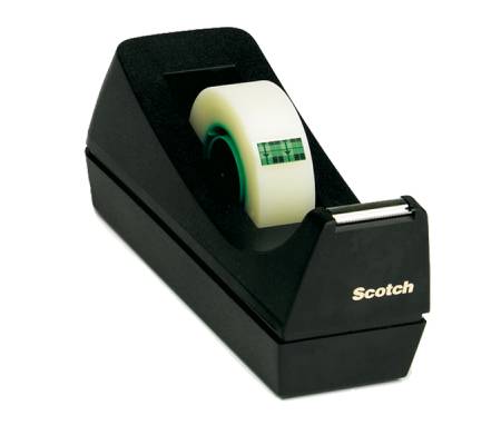 Dispenser da tavolo C38 - per nastri Scotch - 1,9 cm x 33 mt - nero - Scotch - 7000028837 - 21200661044 - DMwebShop