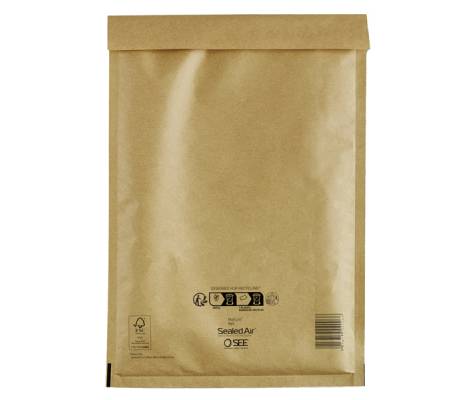 Busta imbottita Mail Lite Gold formato G - 24 x 33 cm - avana - conf. 10 pezzi - Sealed Air - 103041283 - 5051146250465 - DMwebShop