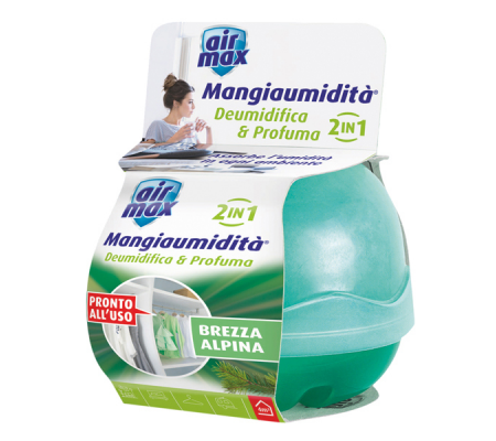 Kit Mangiaumidita' 2 in 1 Deo Brezza Alpina - 40 gr - Air Max - D0122 - 8023779001223 - DMwebShop