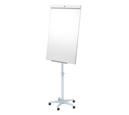 Lavagna portablocco Classic con ruote - 100 x 67,5 cm - bianco - Nobo - 1902386 - 5028252250177 - DMwebShop