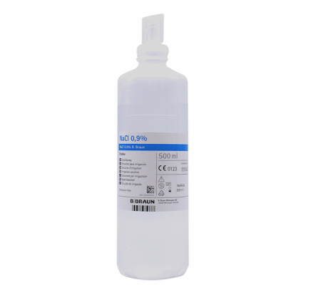 Soluzione salina sterile - cloruro di sodio - 500 ml - Pvs - SOL004 - 3700443100011 - DMwebShop